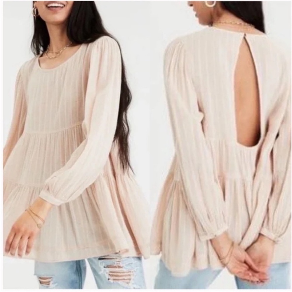 American Eagle Outfitters Burnt Orange Blouse